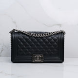 Chanel Le Boy Old Medium RHW - (MICROCHIP)