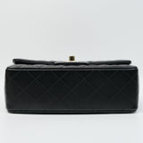 Chanel Mini Rectangle Black Lambskin GHW - (MICROCHIP)