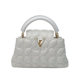 Louis Vuitton East-West Mini Capucine Optical White - GHW