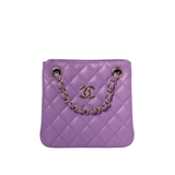 Chanel Purple 23S Mini Bucket Bag GHW - (MICROCHIP)