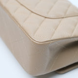 Chanel Double Flap Medium Dark Beige GHW - (MICROCHIP)