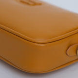 Miu Miu Leather Pouch Pomegranate Yellow