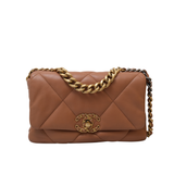 Chanel 19 Small Caramel