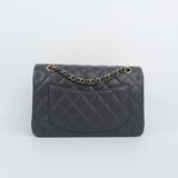 HOLD | Chanel Double Flap Small Dark Gray - (MICROCHIP)