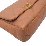 Chanel 19 Small Caramel