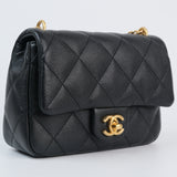 Chanel Mini Square Sweetheart Caviar Flap