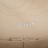 Chanel Double Flap Jumbo Beige SHW - s14