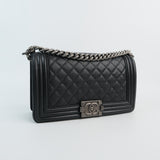 Chanel Le Boy Old Medium RHW -s27