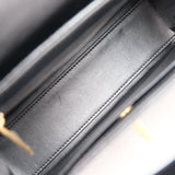 Chanel Kelly Nano Black GHW - (MICROCHIP)