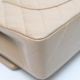 Chanel Double Flap Medium Dark Beige GHW - (MICROCHIP)