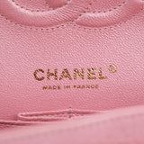 HOLD | Chanel Double Flap Medium Pink Iridescent -s27