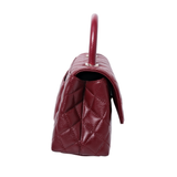 Chanel Coco Handle Small Burgundy GHW - (MICROCHIP)