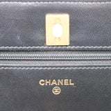 Chanel WOC Black Lambskin Pearl Crush GHW - s30