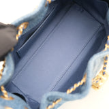 Chanel 25 Mini Denim Blue GHW - (MICROCHIP)