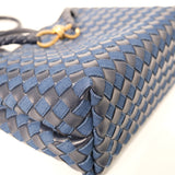 Bottega Veneta Andiamo Medium Abyss and Indigo