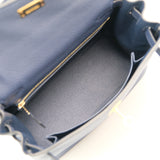 HOLD | Hermes Kelly 25 Blue Nuit GHW - W