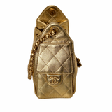 Chanel 25 Mini Gold Metallic