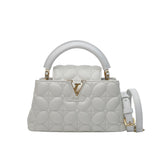 Louis Vuitton East-West Mini Capucine Optical White - GHW