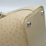 Hermes Picotin 18 Ostrich Nata PHW