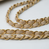 Chanel Single Flap XXL Beige GHW - (UNUSED)