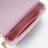 Chanel My Perfect Mini Pink Iridescent AGHW - (MICROCHIP)