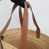 Loewe Raffia Basket Tote Bag