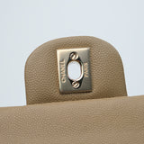 Chanel Double Flap Medium Dark Beige GHW - (BRANDNEW)