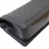 HOLD | Chanel Le Boy Old Medium Black RHW - (BRANDNEW)