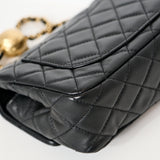 Chanel Mini Rec Pearl Crush Black