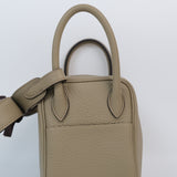 Hermes Mini Lindy Beige Marfa Ghw - W