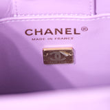 Chanel Purple 23S Mini Bucket Bag GHW - (MICROCHIP)