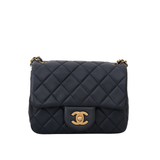 Chanel Mini Square Blue Pearl Crush GHW - s29
