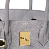 Hermes Birkin 30 Etain GHW - A
