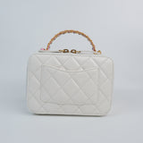 Chanel Matelasse White Multicolor Top Handle Pick Me Up