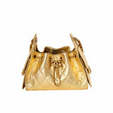 Chanel 25 Mini Gold Metallic