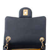 Chanel Mini Square Blue Pearl Crush GHW - s29