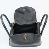 Hermes Lindy 26 Black GHW - U
