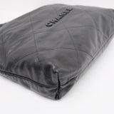 Chanel 22 Medium Black Caviar GHW - (MICROCHIP)