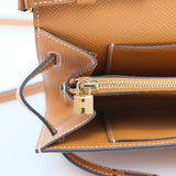 Hermes Kelly To Go Gold GHW - B