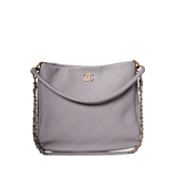 Chanel 2 Way Hobo Tote Bag GHW - (MICROCHIP)