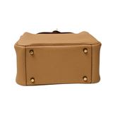 Hermes Mini Lindy Biscuit GHW - K (BRANDNEW)