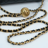 Chanel Mini Rec Pearl Crush Black GHW - (BRANDNEW)
