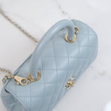 Chanel Coco Handle Small Blue -Microchip (2022)