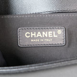 Chanel Le Boy Old Medium Black AGHW - s30