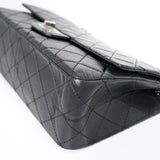 HOLD | Chanel Double Flap Reissue Black SHW - s11