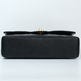 Chanel Double Flap Medium Black GHW - (MICROCHIP)