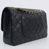 Chanel Double Flap Medium Black s13