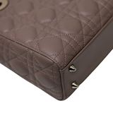 Lady Dior Small Taupe GHW - (UNUSED)
