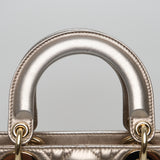 Dior Lady D Small Metallic Gold