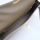 Hermes Kelly Elan Etoupe GHW - W